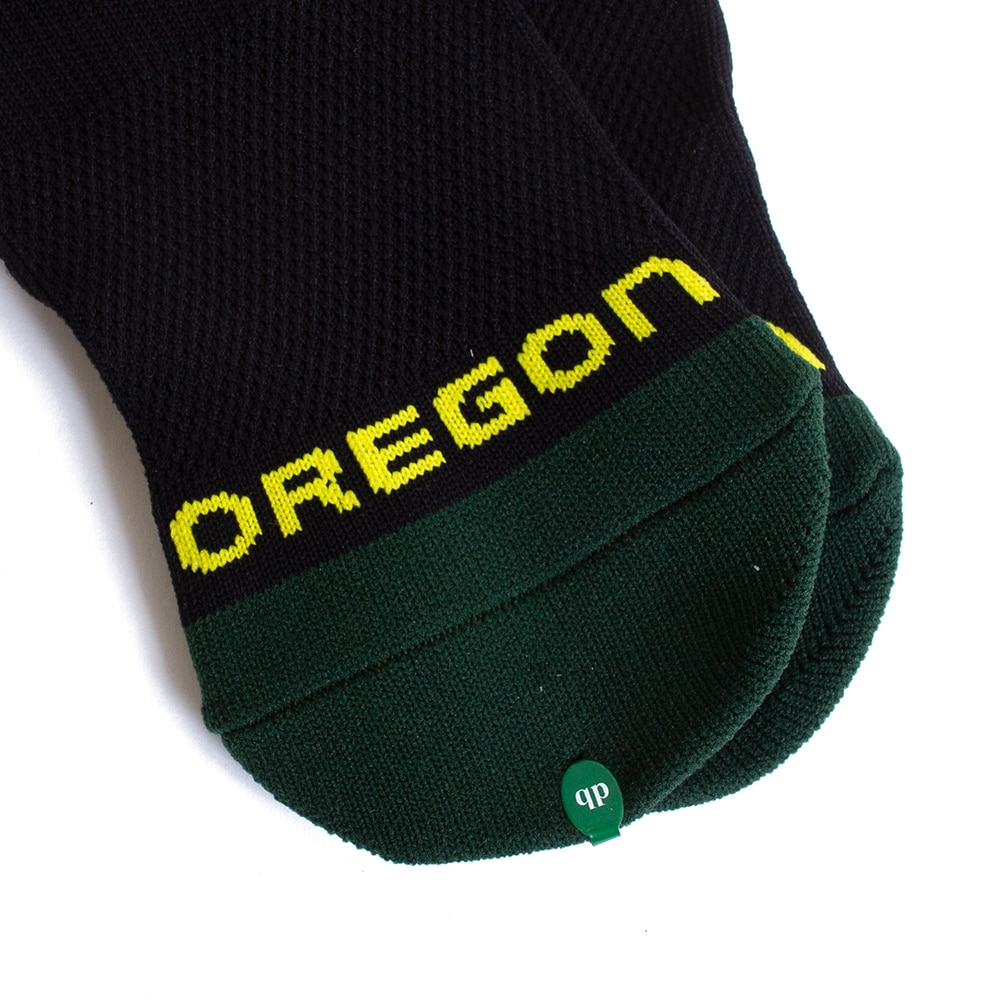 Classic Oregon O, Donegal Bay, Black, Crew, Accessories, Unisex, Performance, Sock, 733995